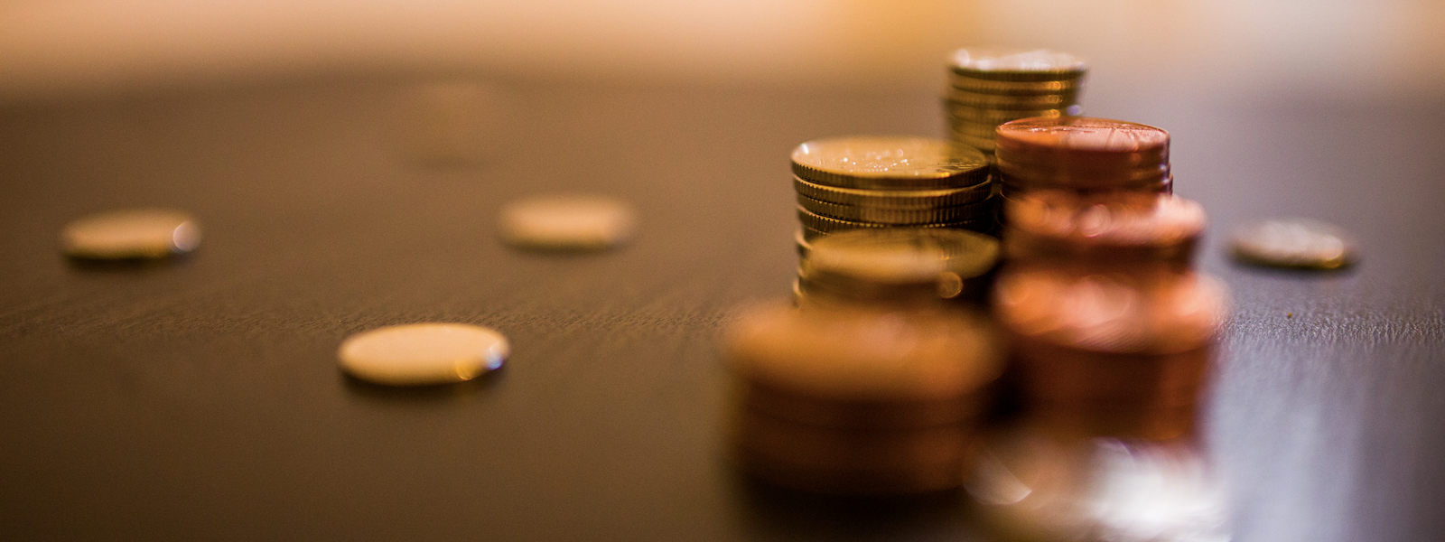 Stacks of coins