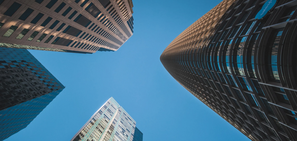 Skyscrapers from streetview