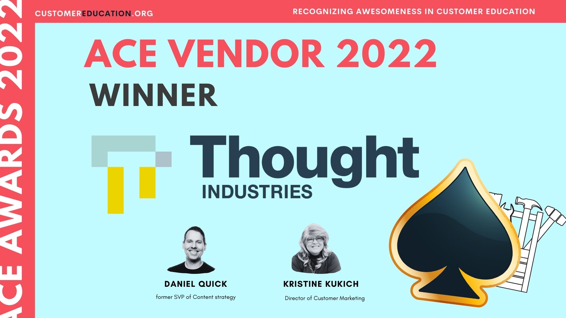 CustomerEducation.org ACE Vendor of the Year 2022