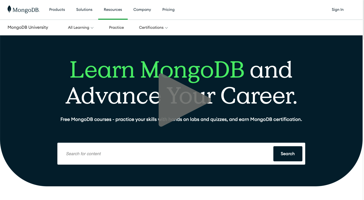 MongoDB University